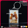 Paper inserting into Acrylic Photo Frame Souvenir Acrylic Key Chain